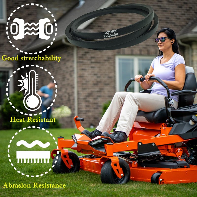 IKSI 7225600 حزام V بطول 1/2" × 73" بديل لجزازة العشب أريينز جرافلي أبيكس زينيث ZTHD برو-تيرن Z ZX - Image 3